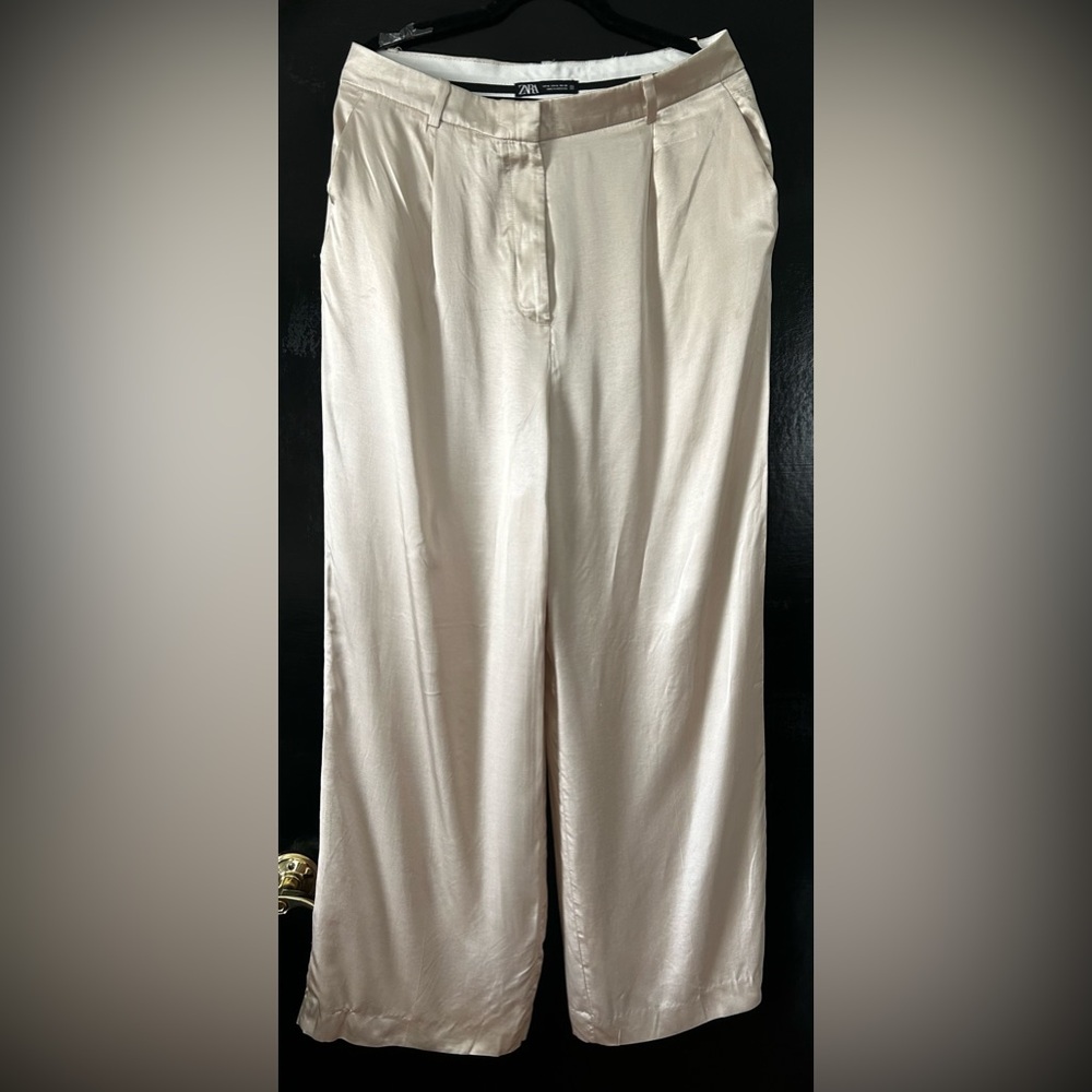 ZARA satin pants